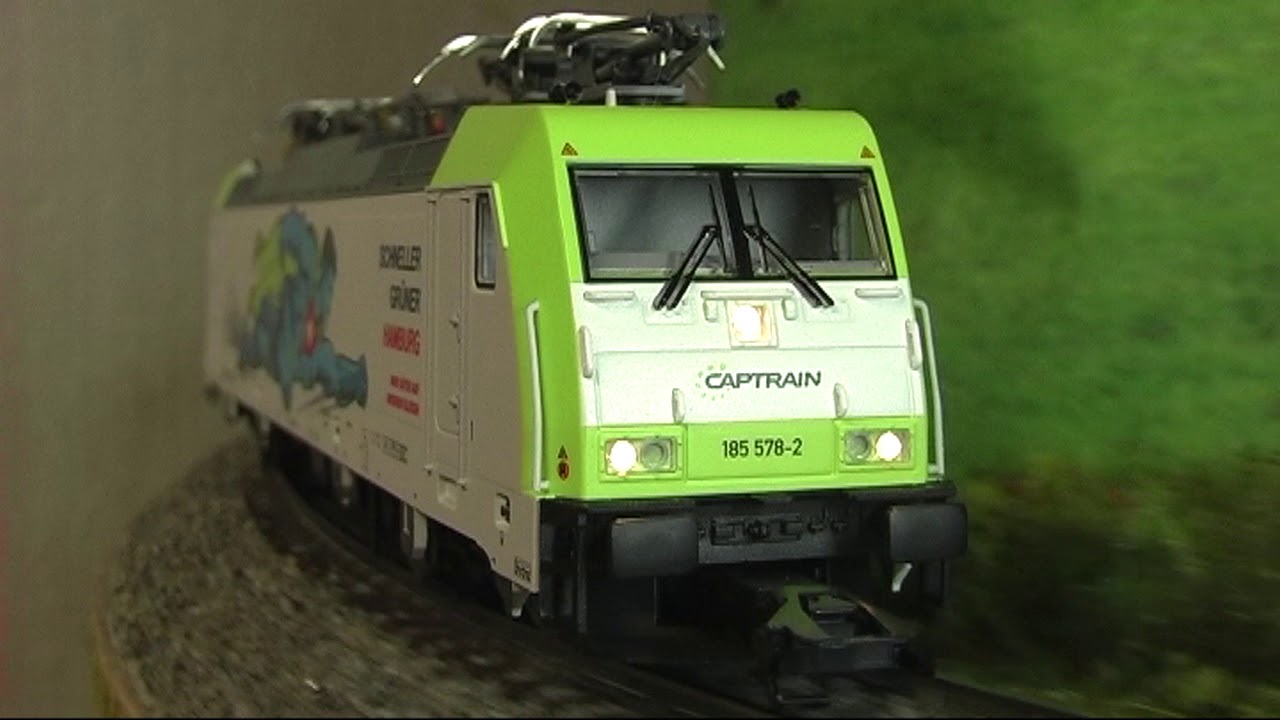 Modellbahn-Neuheiten (665) Trix 22653 BR 185 .2 "Captrain"