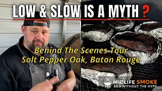 Low & Slow Is a Myth? Pitmaster Vincent Hunt at Salt Pepper Oak Tells All Behind the Scenes Pit Tour
