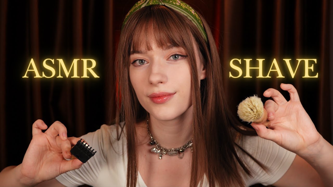 ASMR The SLEEPIEST Shaving of Your Life: Gentle Face & Skincare Treatment