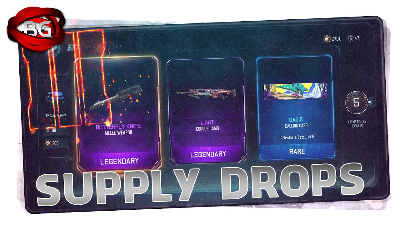Epic - Legendary Supply Drop Opening -Call of Duty Black Ops 3