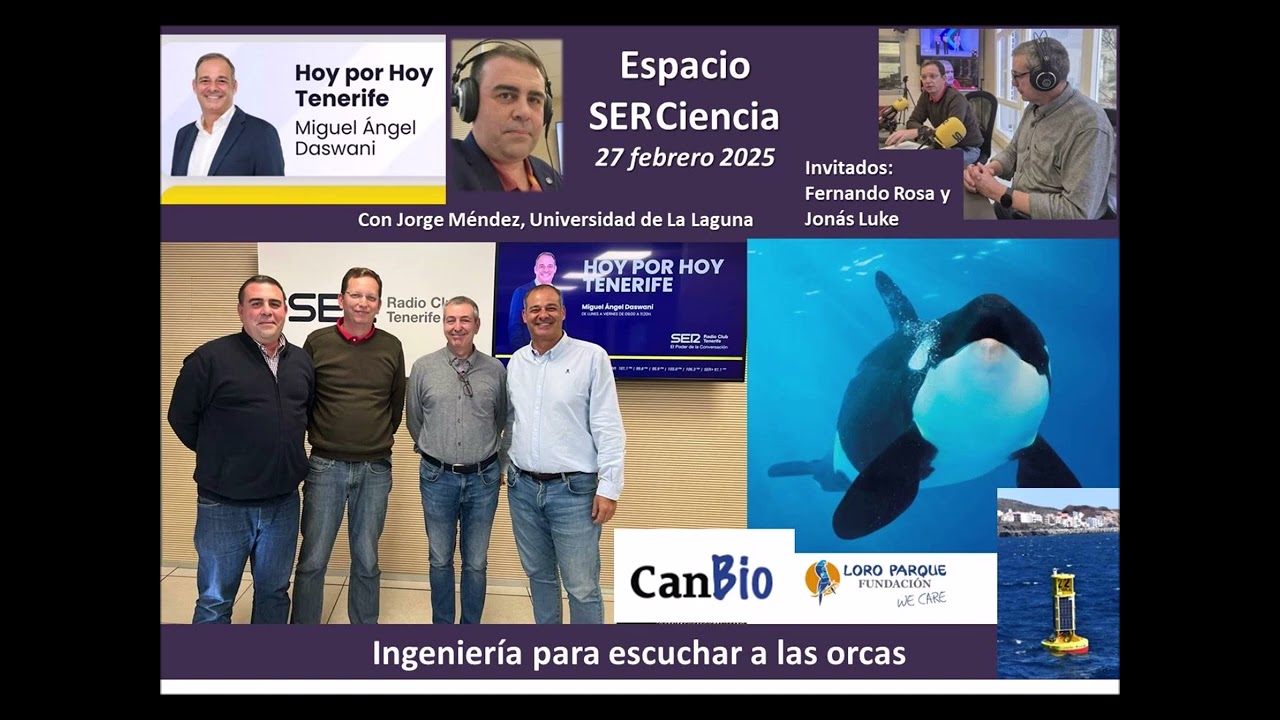 Cienica SERRadioCubTenerife BioAcustica Orcas 27Feb2025