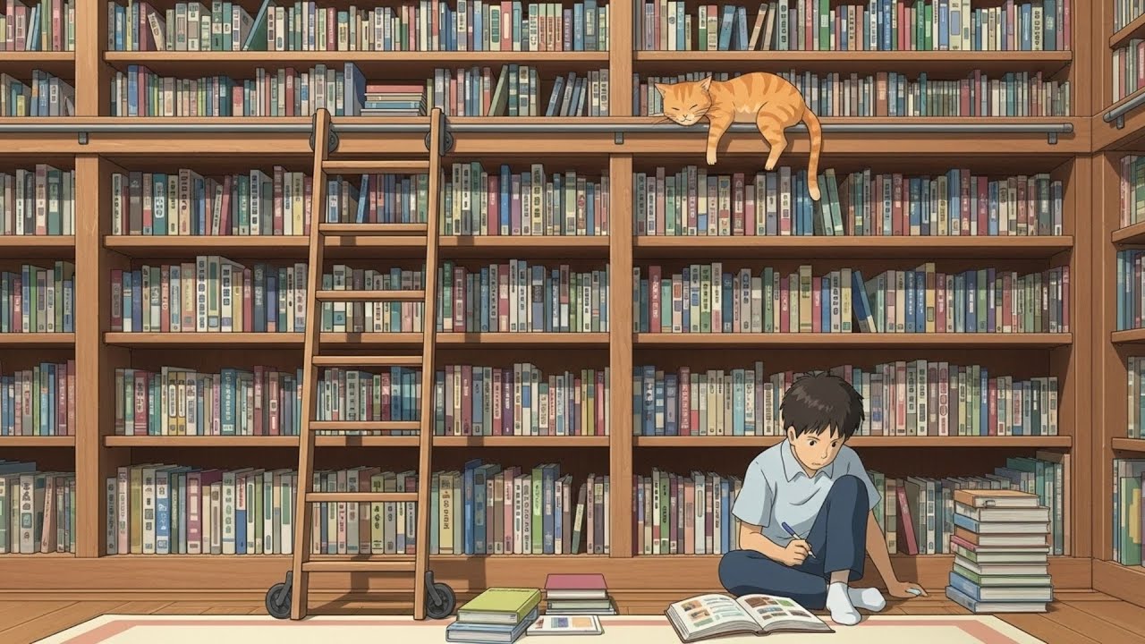 Bookworm's Haven 📚 Lofi Beats to Read & Study To [Quiet Mix] - YouTube