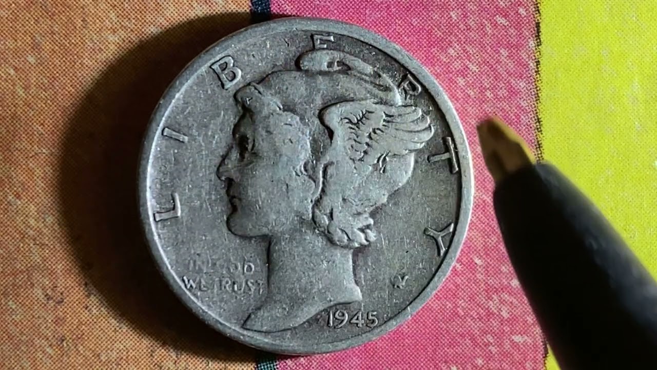 AMAZING 1945 S MERCURY DIME