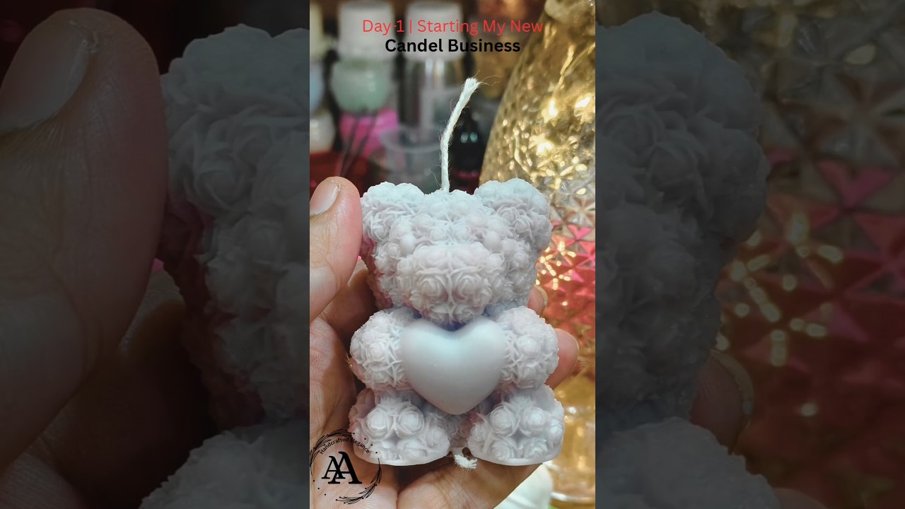 “Day 1 of turning wax into wonders!  Handcrafted Elegance.”