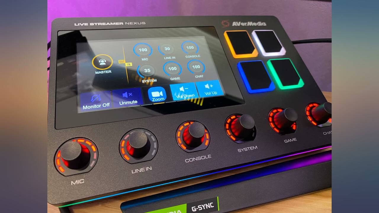 AVerMedia Live Streamer AX310 - Live Production Controller and 6