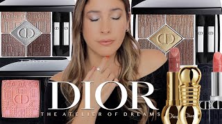 DIOR The Atelier of Dreams HOLIDAY 2021 Makeup Collection REVIEW SWATCHES Eyeshadows Blush Lipsticks