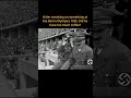Too Much Coffee? Hitler at the Berlin Olympics, 1936 #shorts #history #ww2