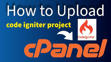 How to upload CodeIgniter project on cPanel