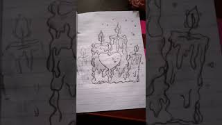 candle drawing and very super 🥰🥰🥰🥰