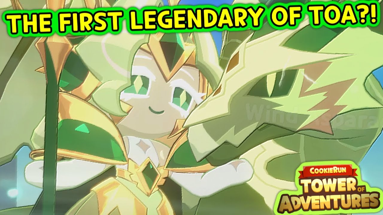 THE FIRST EVER LEGENDARY COOKIE IN THE NEW UPDATE! (Cookie Run: Tower Of Adventures)