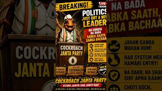😱Cockroach Janta Party 2026 🔥 New Political Wave Shocks Everyone | Trending Election Update