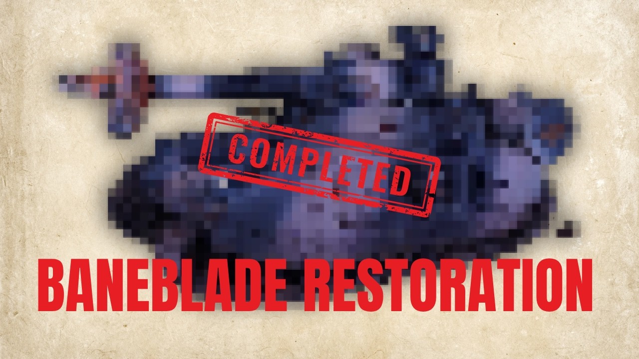 Проект «Бейн Блейд»: финальное видео и демонстрация танка из Warhammer 40k с добавлением выветрив...