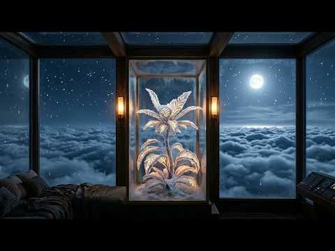 Sanctuaire Suspendu : Neige Nocturne & Slow Night Jazz (2 Heures) | Sleep Music