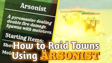 HOW TO SOLO TOWNS USING ARSONIST CLASS in Dead Rails Roblox
