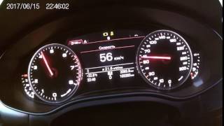 Audi A6 C7 3.0 tfsi разгон 0-100 сток