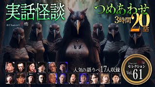 【第61弾／実話怪談つめあわせ20話】Channel恐怖・怪談セレクション（61）【人気怪談師17名】