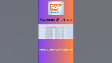 Be smart use shortcuts in SAP
