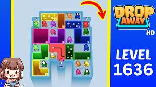 Drop Away Level 1636 Solution Walkthrough