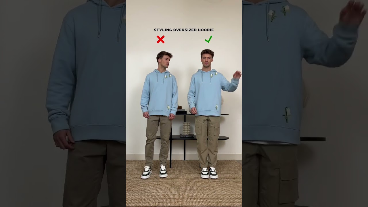 How to style OVERSIZED HOODIE 😱 Save for later & follow for more 