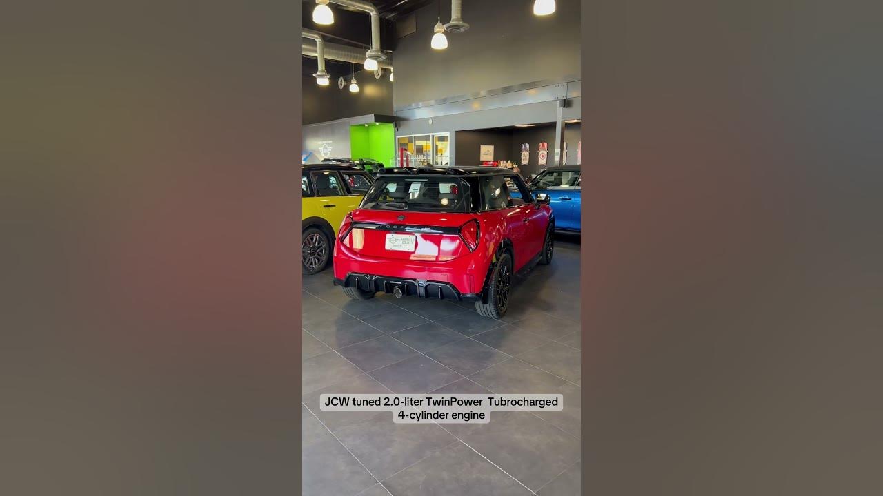 Experience the Chili Red 2025 MINI JCW Hardtop 2-Door #minicooper #minicoopers #jcw #cars #fyp