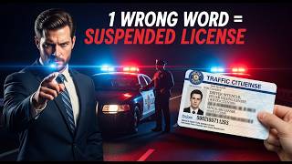 1 Wrong Word During a Traffic Stop Can Suspend Your License