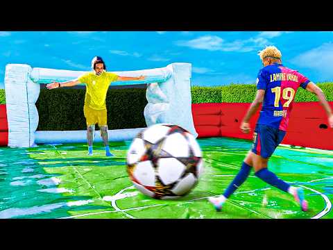 WORLD’S BIGGEST SLIP N SLIDE CHAMPIONS LEAGUE FOOTBALL MATCH