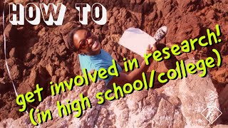 How to Get Into Research! (in High School / College) | SciAll.org
