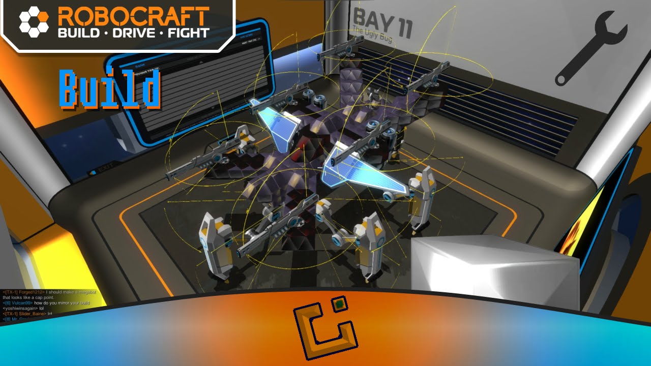 Robocraft Build: The Ugly Bug (T10 Rail Walker)