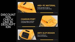 Dewalt Dcb206 20V 6.0Ah Rechargeable Backup Lithium Battery Packaging, Ideal For All Dewalt 20V Powe