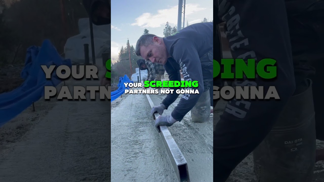 Tips on sceeding concrete 