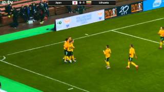 Lithuania U18 goals vs Japan screenshot 5