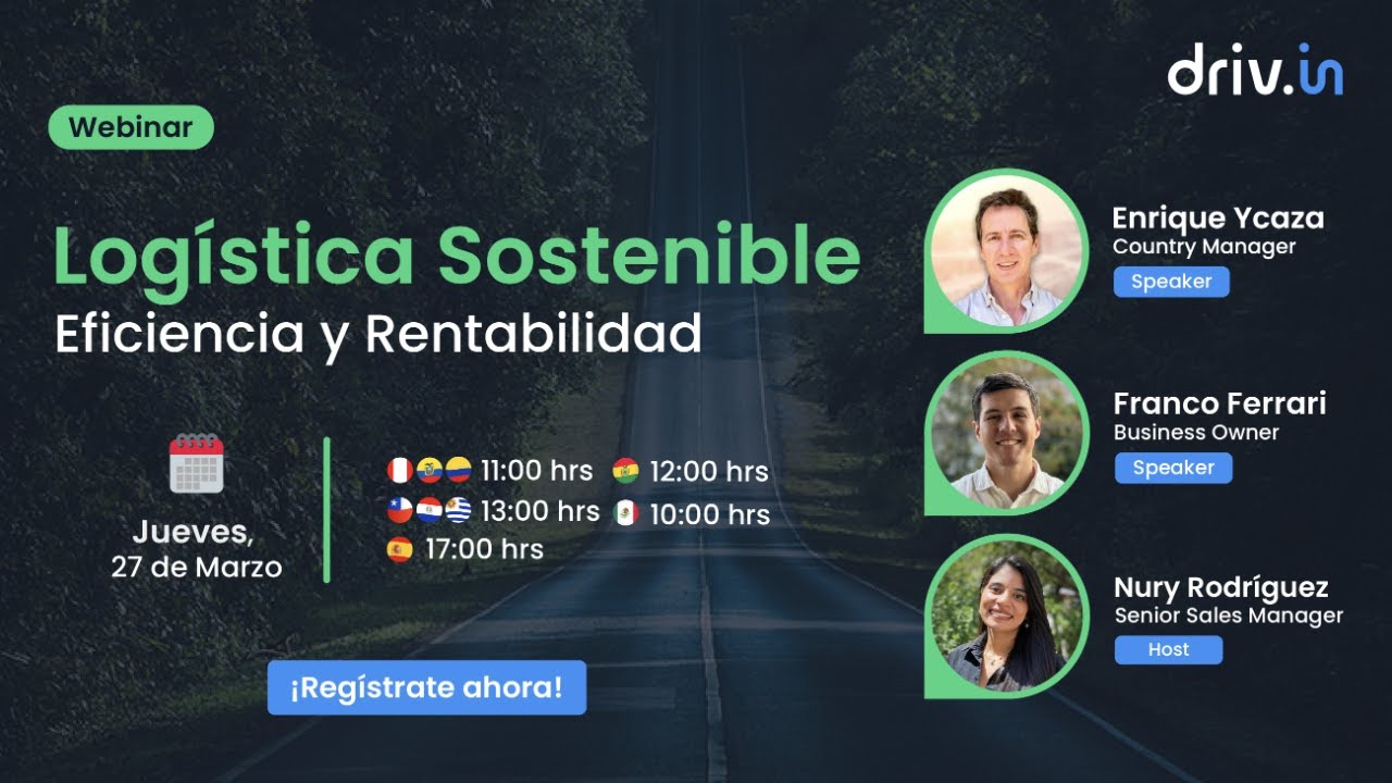 Webinar | Logística Sostenible: Eficiencia y Rentabilidad