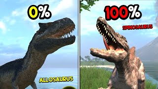 Gue Jadi ALLOSAURUS Sampai Dapat SPINOSAURUS TERMAHAL... Jurassic Clash screenshot 4