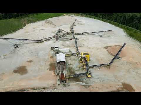 Recycling Plant Aerial Video Tour