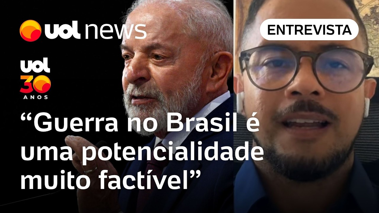 Guerra no Brasil não é um elemento no horizonte, é uma potencialidade muito factível, diz professor
