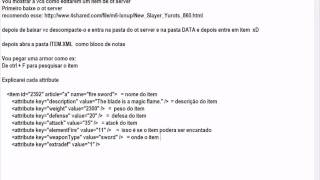 Editando Item