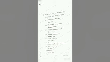 MDU B.Com 2nd semester question paper July 2021 || Business Management || regular (Hons)