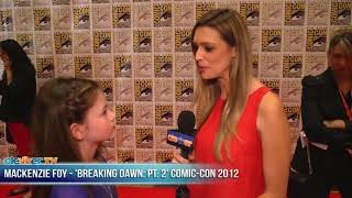 Clevver News Breaking Dawn Part 1 Comic-Con Interview Mackenzie Foy 2012