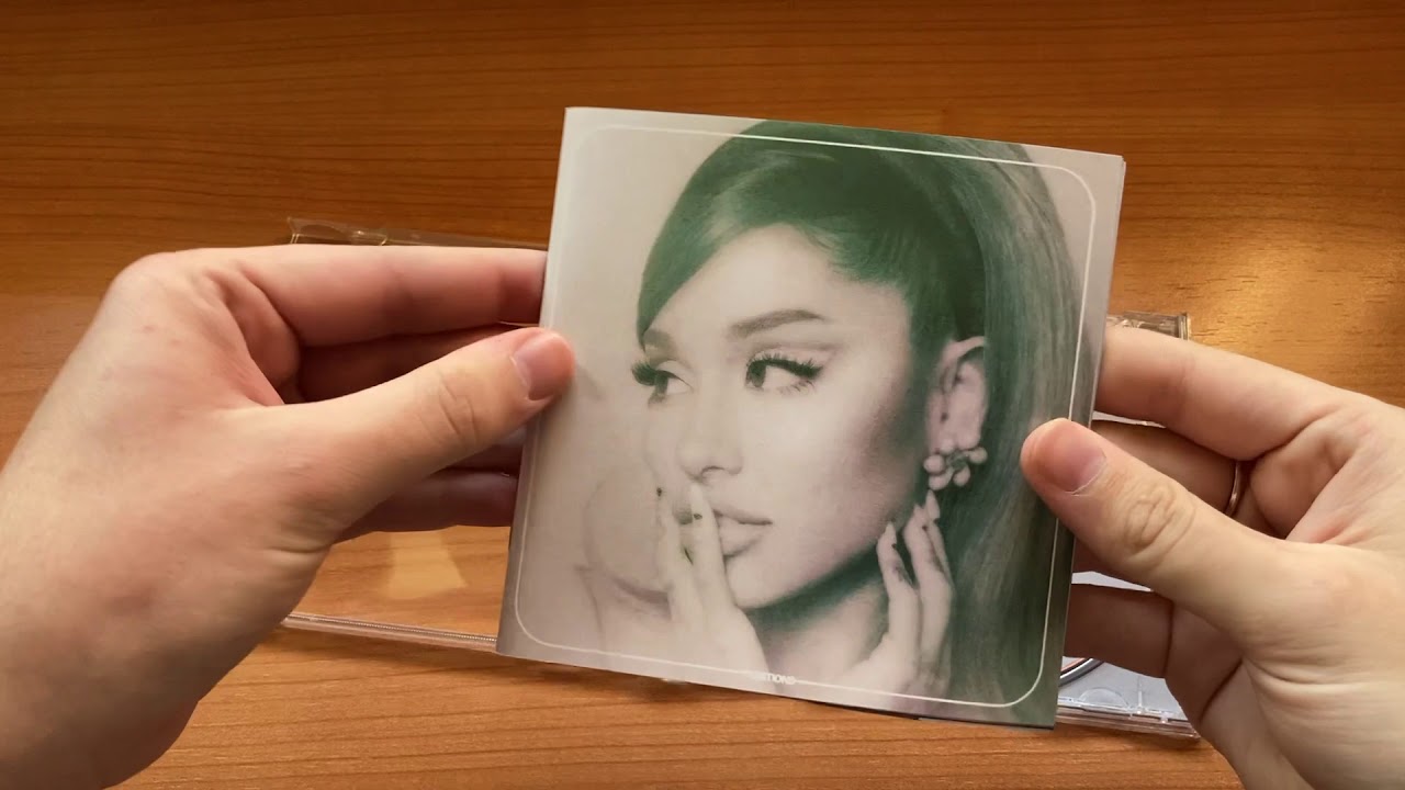 ariana grande - positions (cd unboxing) 