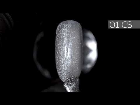 Гель лак Cat Shine Kodi №01, 7мл сріблястий, видео 1