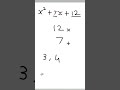 How to factor a SIMPLE TRINOMIAL in 30 seconds #algebra #algebratricks #mathhelp #maths