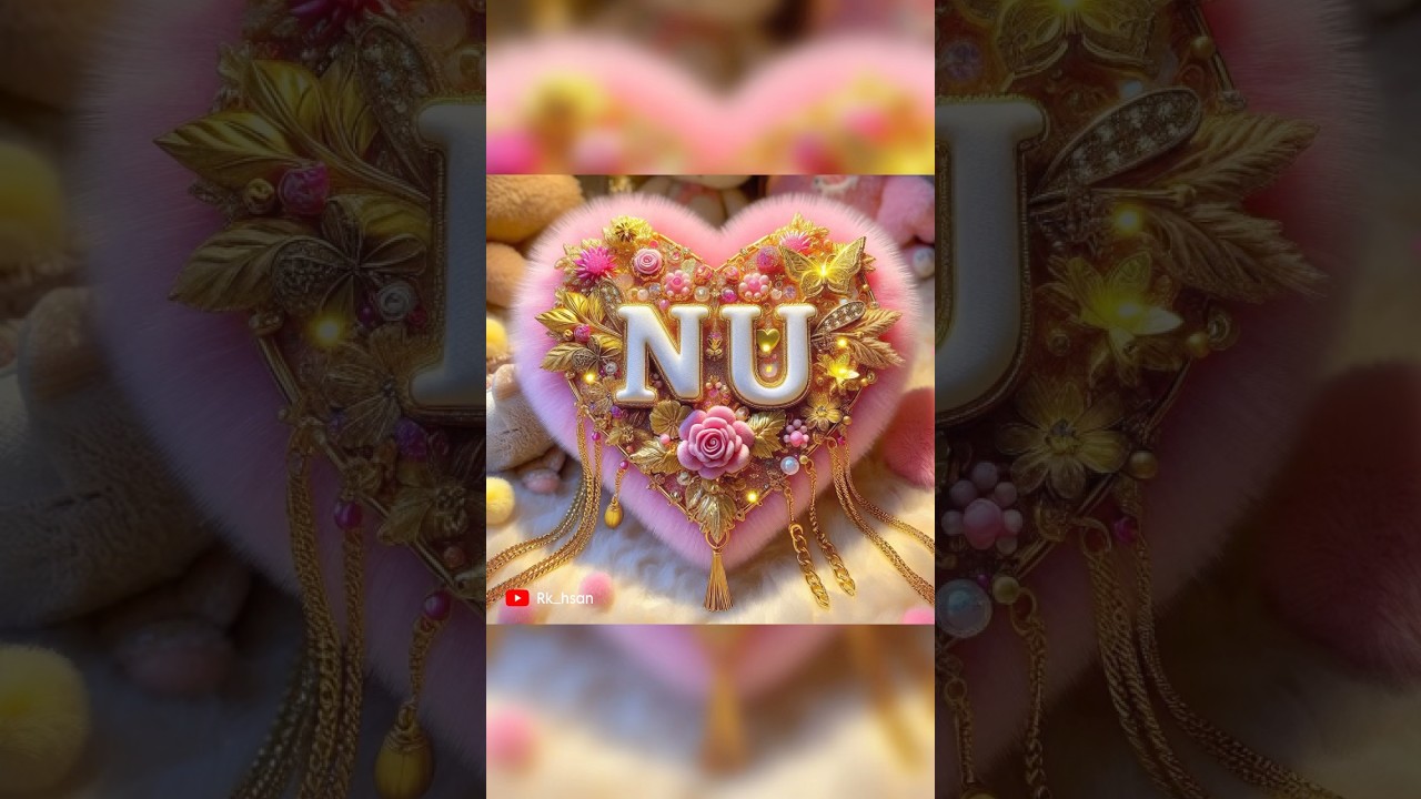 N U romantic couple’s name love letter’s status, n+u love letter name status, 