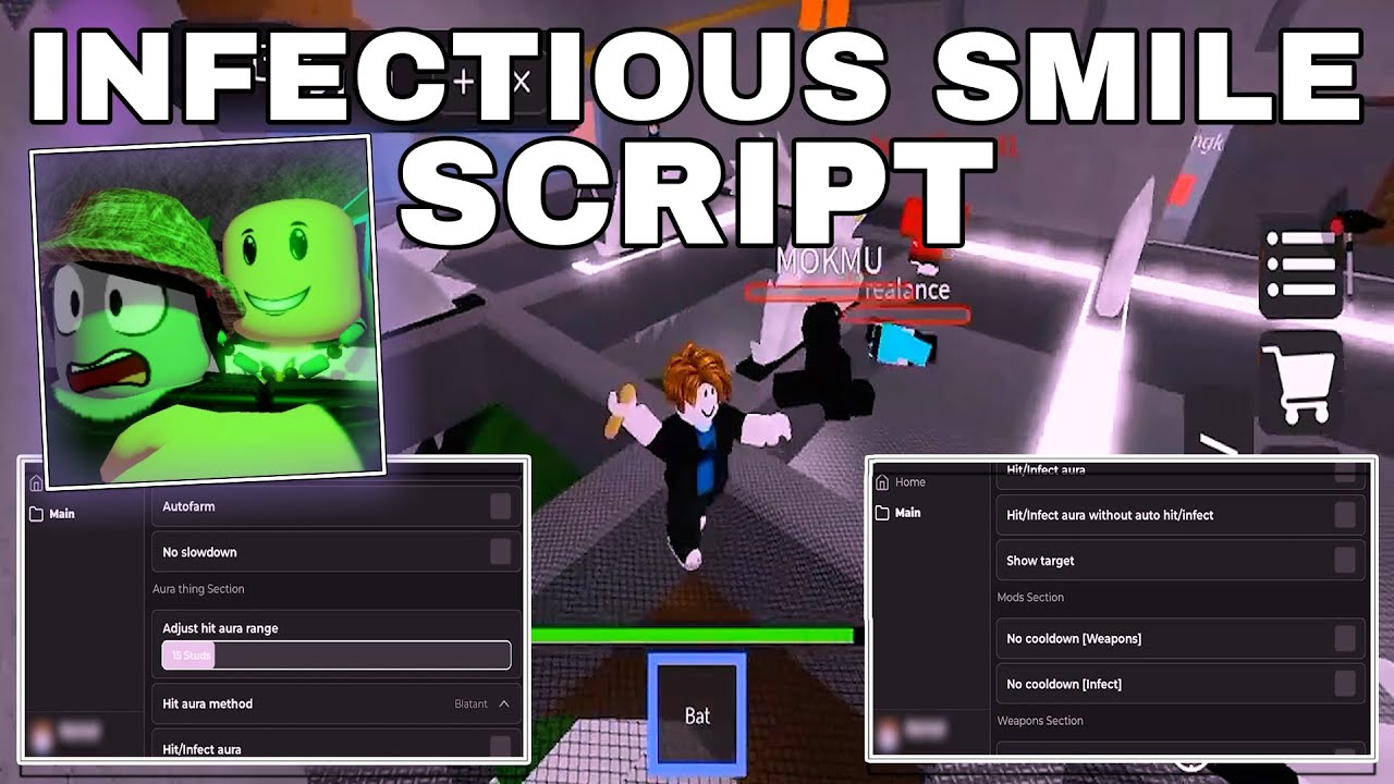 *NEW* INFECTIOUS SMILE SCRIPT - AUTO FARM, NO SLOWDOWN, NO COOLDOWN, HIT/INFECT AURA *OP*