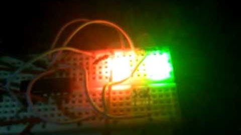 RGB LED fader using Basic Stamp 2