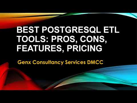 Best PostgreSQL ETL Tools