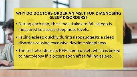 Why Do Doctors Order An MSLT For Diagnosing Sleep Disorders? - Sleep Apnea Support Network