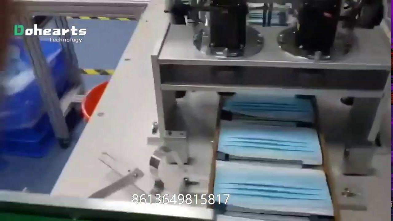 Cheap disposable surgical mask with earloop 3ply making machine