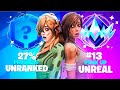 Unranked To Unreal Speedrun But We Can't Die (Fortnite Reload)