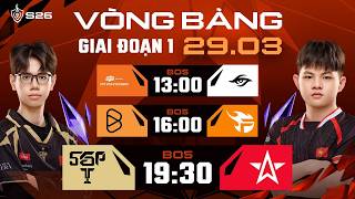 🔴 TRỰC TIẾP: SAIGON PHANTOM vs ONE STAR ESPORTS | GIAI ĐOẠN 1 - LƯỢT VỀ | ĐTDV MÙA XUÂN 2026