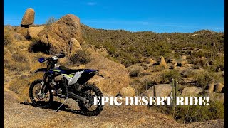 Dirtbiking in the most scenic region of Arizona